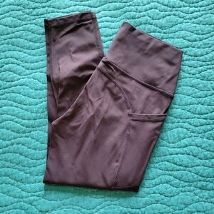 Zyia Plum Pocket Light n Tight High Rise 20"  activewear leggings